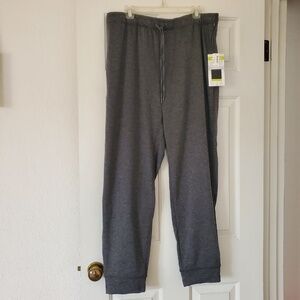 EDDIE BAUER Charcoal Heather Grey Fleece Lined Men's Joggers XL NEW W/Tag